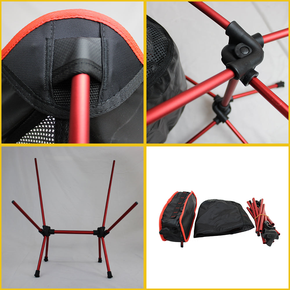 Outdoor Portable Foldable Moon Chair with Bag by HitMyNeed