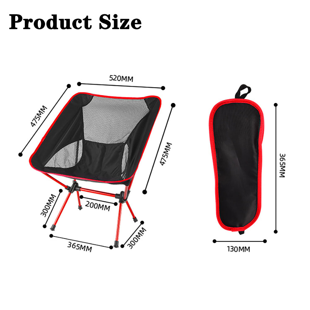 Outdoor Portable Foldable Moon Chair with Bag by HitMyNeed