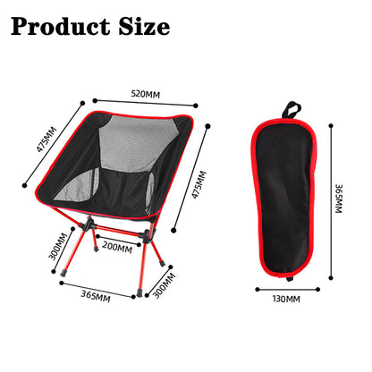 Outdoor Portable Foldable Moon Chair with Bag by HitMyNeed