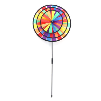 Outdoor Rainbow Wind Spinner Garden Decoration by HitMyNeed