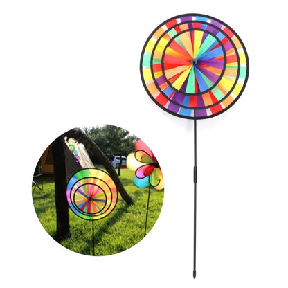 Outdoor Rainbow Wind Spinner Garden Decoration by HitMyNeed