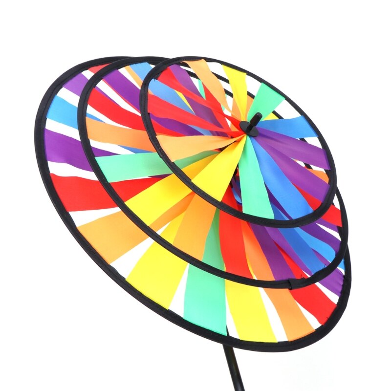 Outdoor Rainbow Wind Spinner Garden Decoration by HitMyNeed