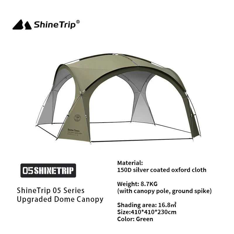 Outdoor Silver Coated PU3000MM Camping Canopy Dome Tent the-green-tent by HitMyNeed