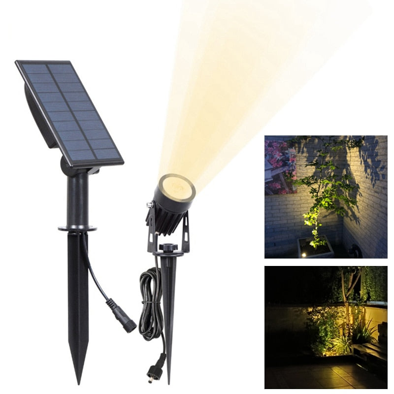 Outdoor Solar LED Spotlight with IP65 Waterproof by HitMyNeed