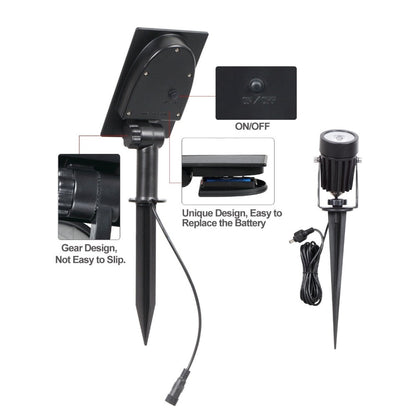 Outdoor Solar LED Spotlight with IP65 Waterproof by HitMyNeed