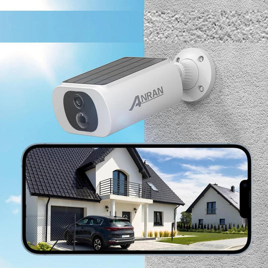 Outdoor Solar Security Camera 3MP 2K, WiFi, Color Night Vision by HitMyNeed
