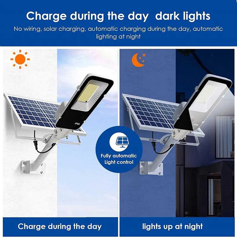 Outdoor Solar Street Light 350/120 LED 6500K IP65 120-leds by HitMyNeed