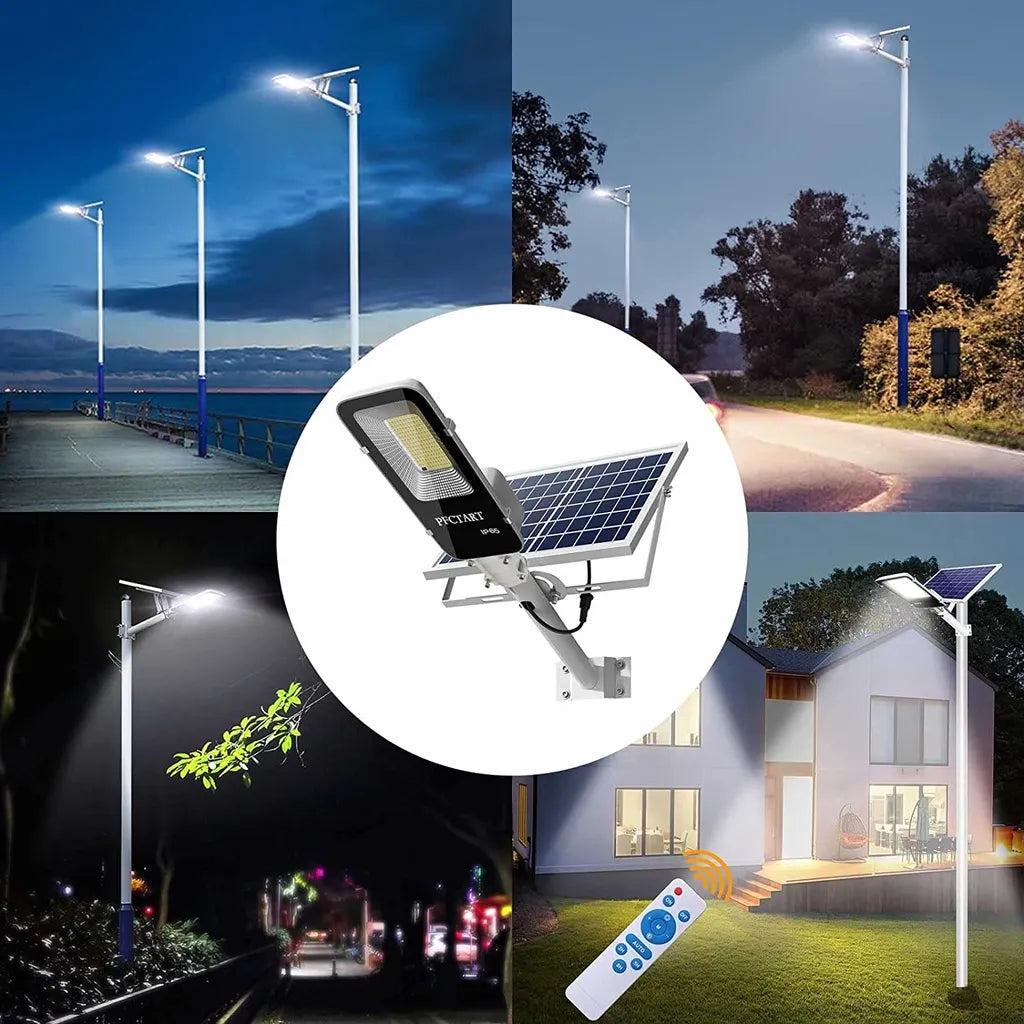 Outdoor Solar Street Light 350/120 LED 6500K IP65 by HitMyNeed