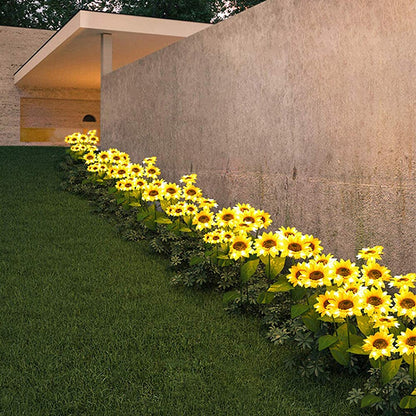 Outdoor Solar Sunflower Garden Stake Light by HitMyNeed