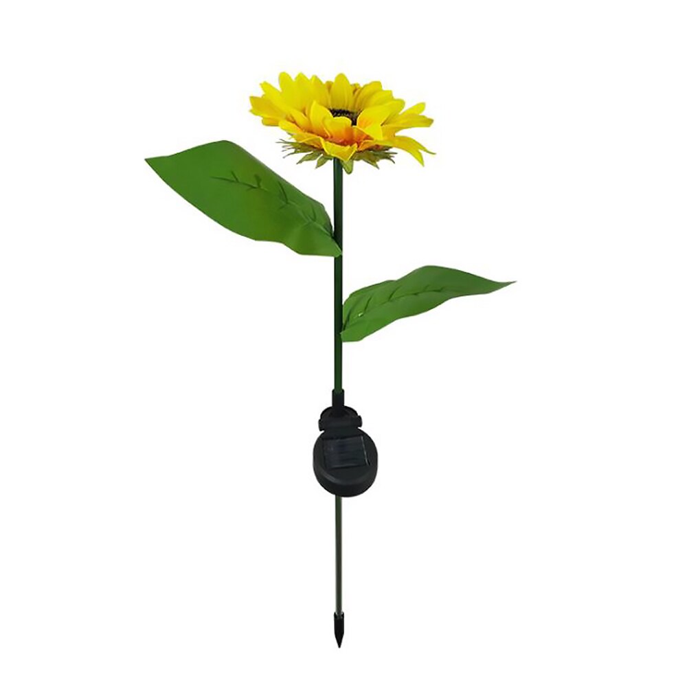 Outdoor Solar Sunflower Garden Stake Light by HitMyNeed