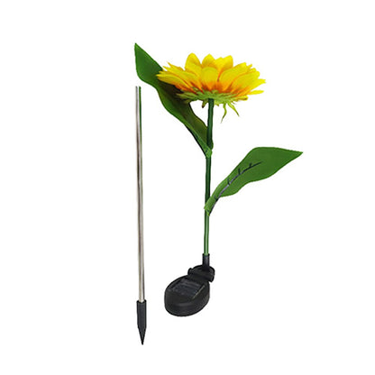 Outdoor Solar Sunflower Garden Stake Light by HitMyNeed