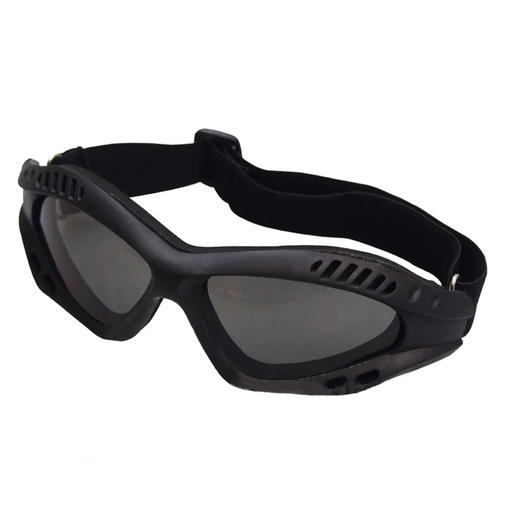 Outdoor Tactical Airsoft & Paintball Safety Goggles hj-bk by HitMyNeed