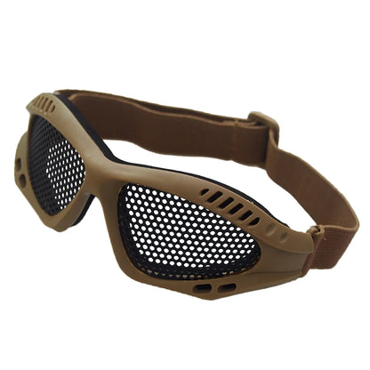 Outdoor Tactical Airsoft & Paintball Safety Goggles yw-tan by HitMyNeed