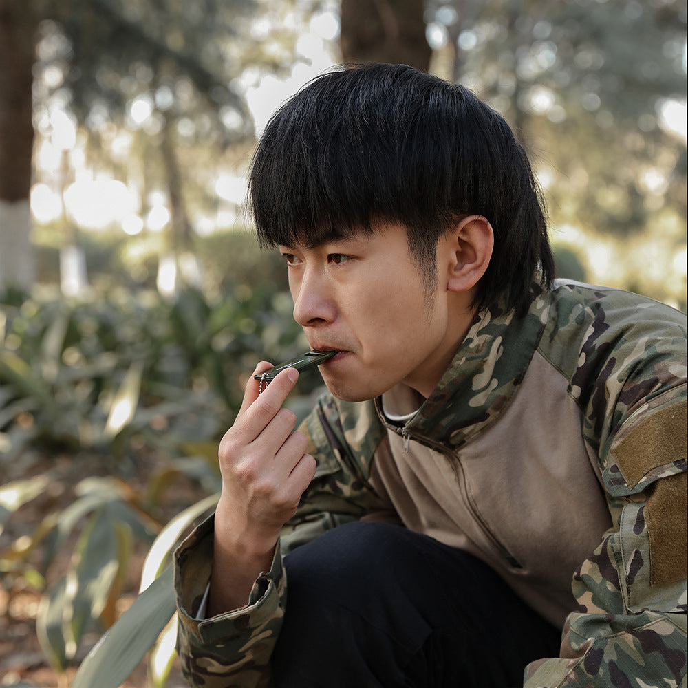 Outdoor Tactical Safety Whistle for Camping & Hiking by HitMyNeed