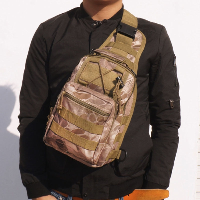 Outdoor Tactical Sling Chest Bag Crossbody by HitMyNeed