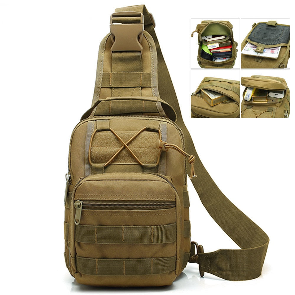 Outdoor Tactical Sling Chest Bag Crossbody by HitMyNeed