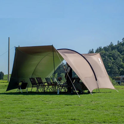 Outdoor Tunnel Camping Canopy Sun & Rain Shelter by HitMyNeed