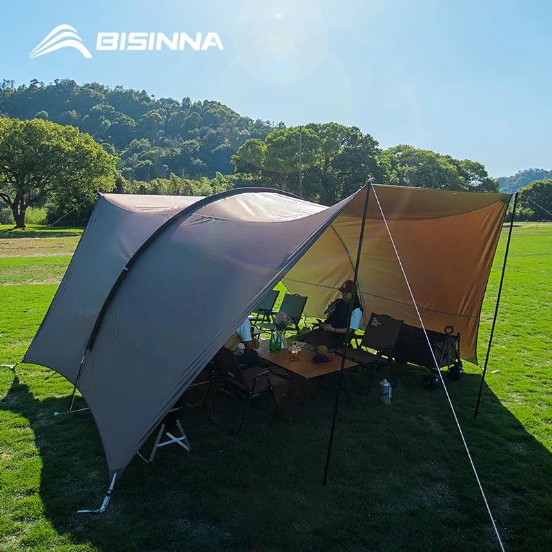 Outdoor Tunnel Camping Canopy Sun & Rain Shelter by HitMyNeed