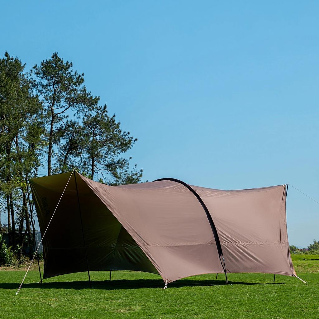 Outdoor Tunnel Camping Canopy Sun & Rain Shelter by HitMyNeed