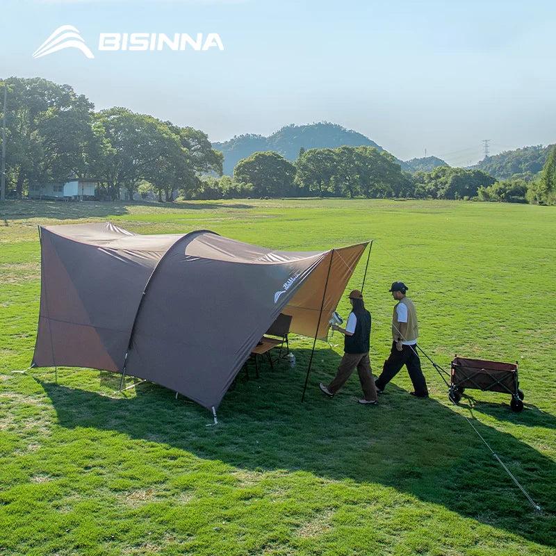 Outdoor Tunnel Camping Canopy Sun & Rain Shelter by HitMyNeed