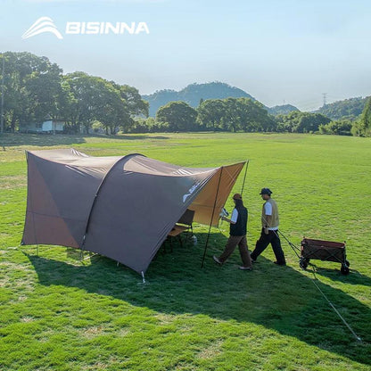 Outdoor Tunnel Camping Canopy Sun & Rain Shelter by HitMyNeed