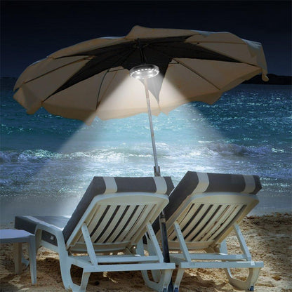 Outdoor Umbrella Pole Light with Hook, 3 Modes by HitMyNeed