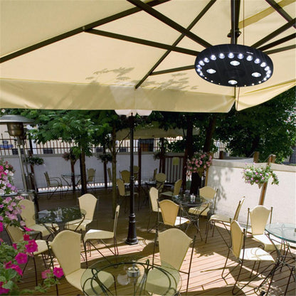 Outdoor Umbrella Pole Light with Hook, 3 Modes by HitMyNeed