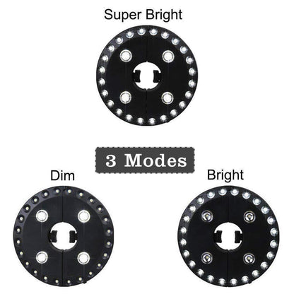 Outdoor Umbrella Pole Light with Hook, 3 Modes by HitMyNeed