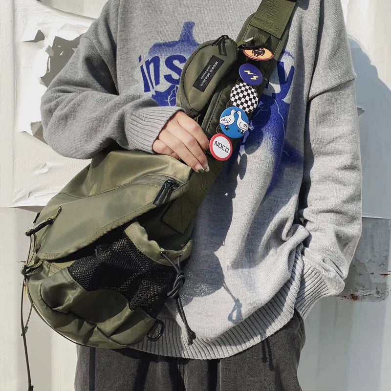 Outdoor Unisex Retro Oxford Messenger Shoulder Bag by HitMyNeed