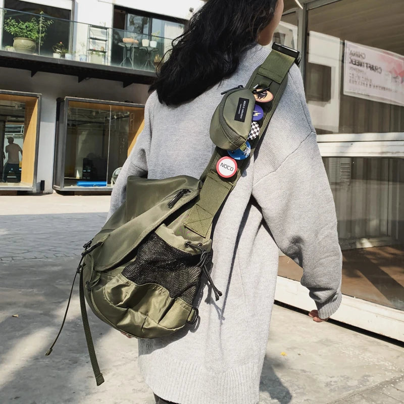 Outdoor Unisex Retro Oxford Messenger Shoulder Bag by HitMyNeed