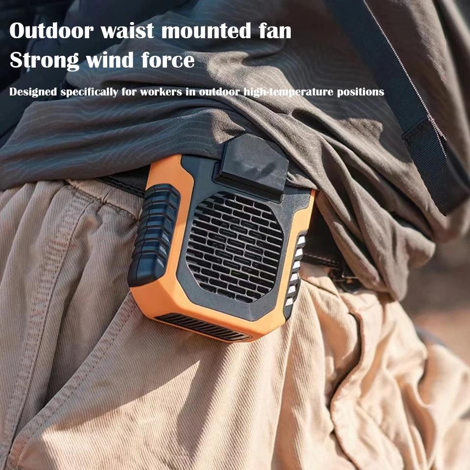Outdoor Waist & Neck Bladeless Fan with Power Bank by HitMyNeed