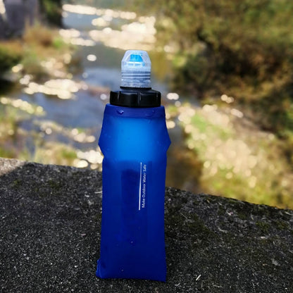 Outdoor Water Filter Bottle with Built-In Purifier 600ml by HitMyNeed