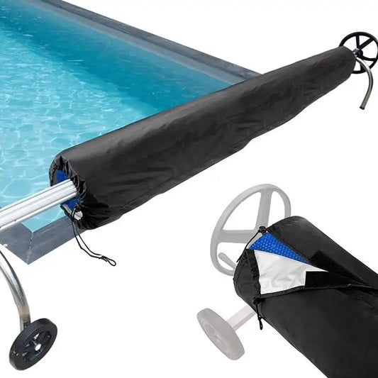 Outdoor Waterproof UV Swimming Pool Reel Cover S - 495cm by HitMyNeed