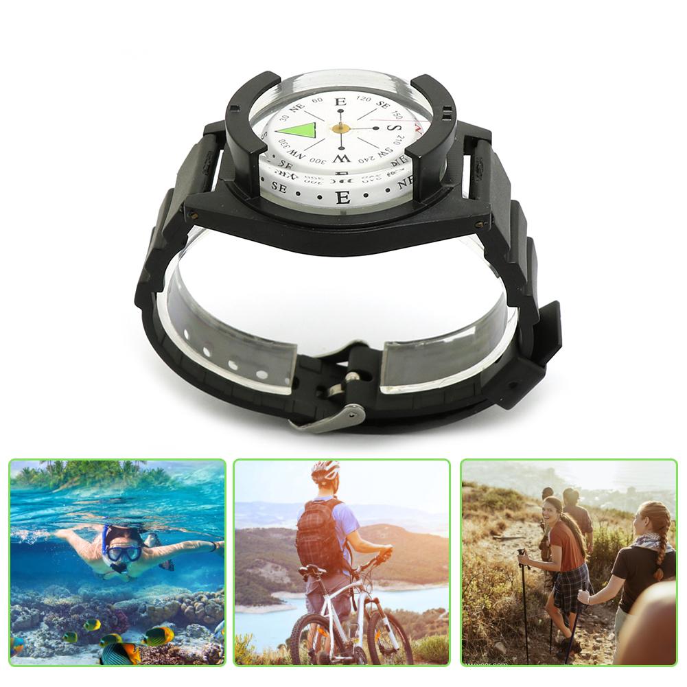 Outdoor Waterproof Wrist Compass with Silicone Band by HitMyNeed