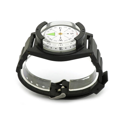 Outdoor Waterproof Wrist Compass with Silicone Band by HitMyNeed