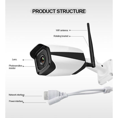 Outdoor WiFi Security Camera with Night Vision 960P by HitMyNeed