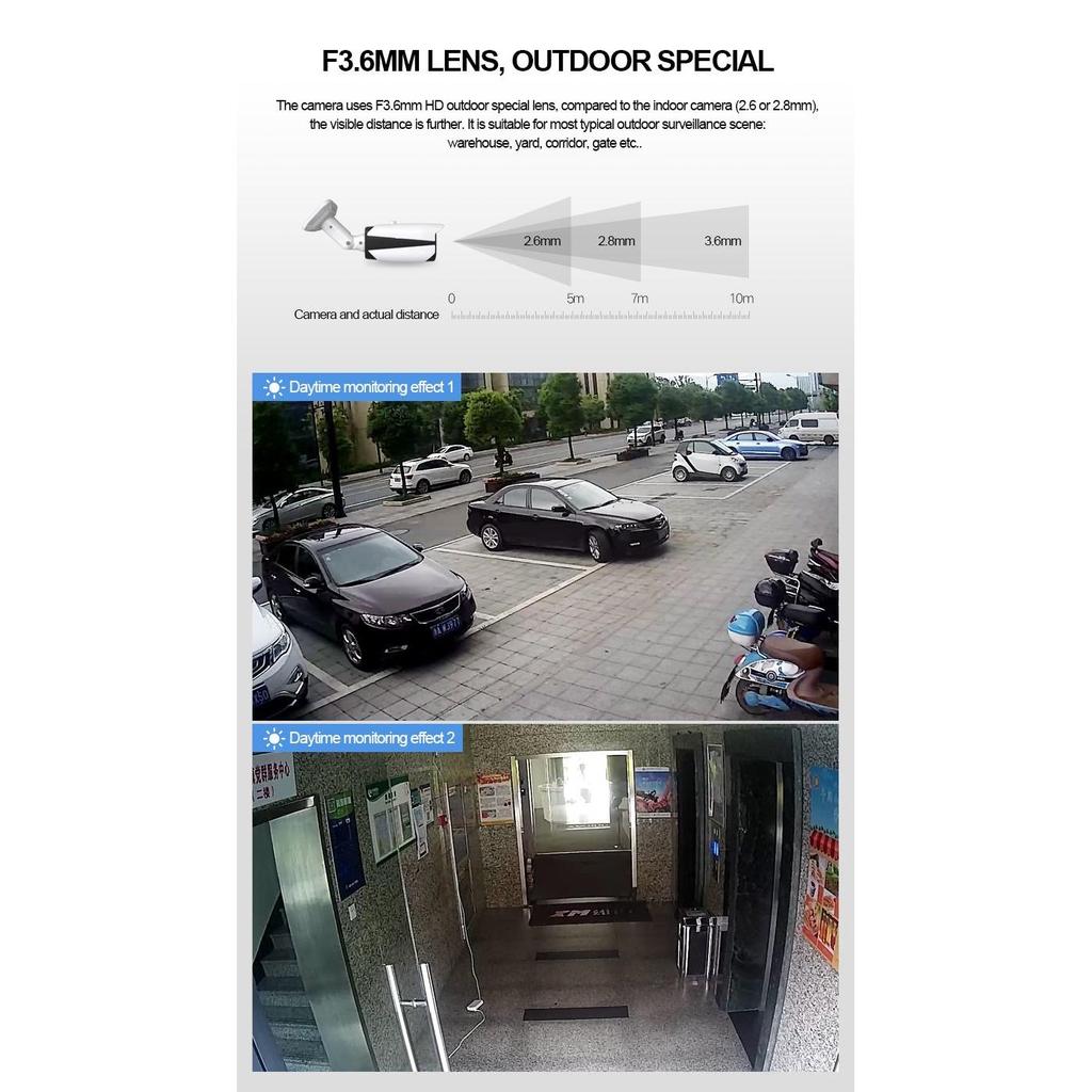 Outdoor WiFi Security Camera with Night Vision 960P by HitMyNeed