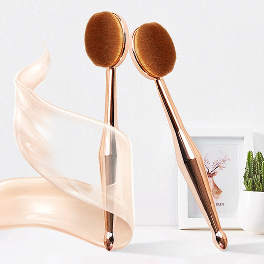 Oval Makeup Brush for Foundation and Blending by HitMyNeed