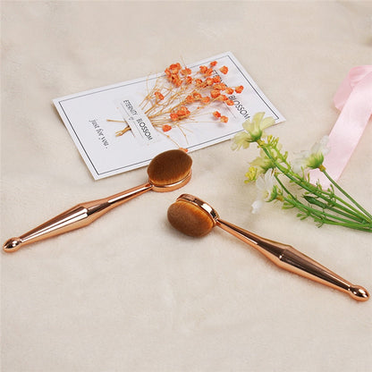 Oval Makeup Brush for Foundation and Blending by HitMyNeed