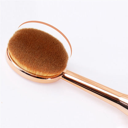 Oval Makeup Brush for Foundation and Blending by HitMyNeed
