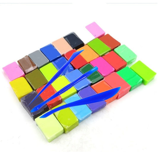 Oven Bake Clay Set, 32 Colors with Sculpting Tools by HitMyNeed