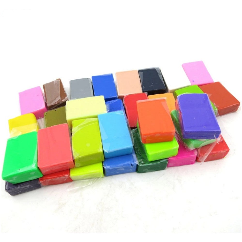 Oven Bake Clay Set, 32 Colors with Sculpting Tools by HitMyNeed