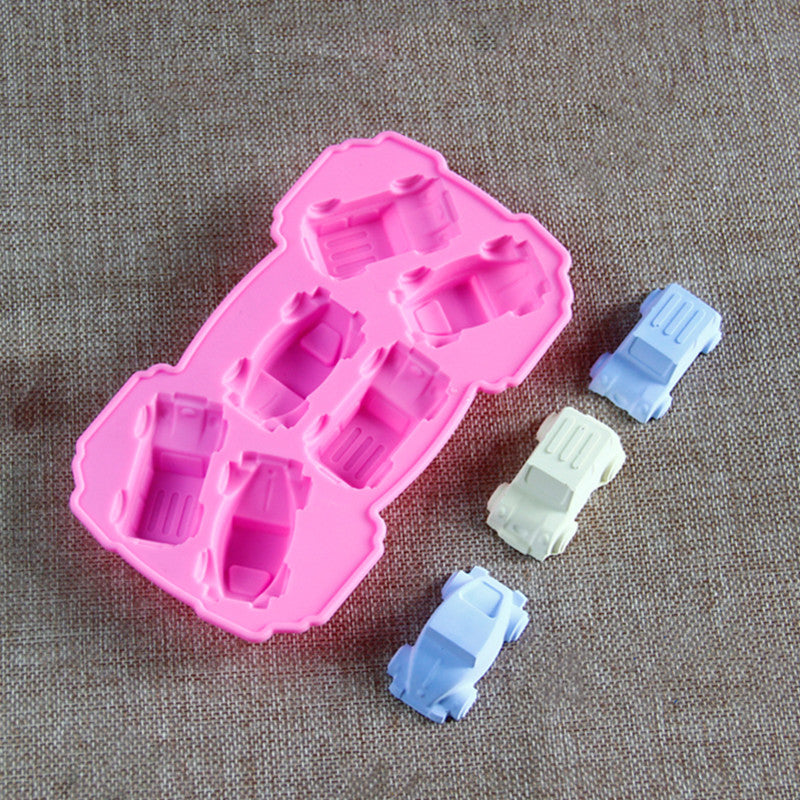 Oven Safe Car Silicone Mold with 6 Cavities by HitMyNeed