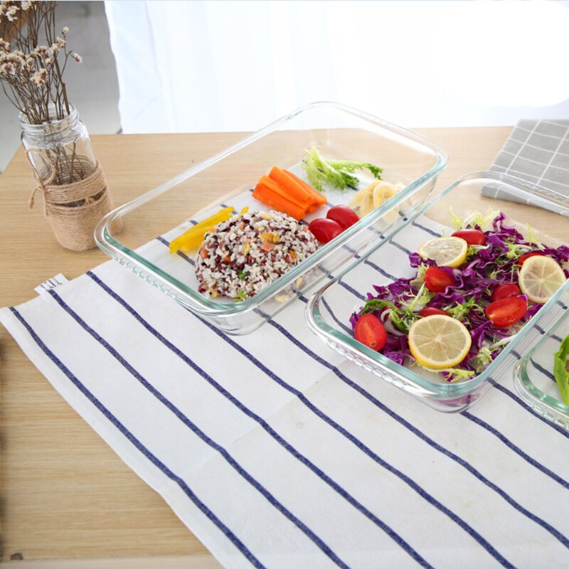 Oven Safe Clear Glass Baking Dish 25.8 x 15.2 cm by HitMyNeed