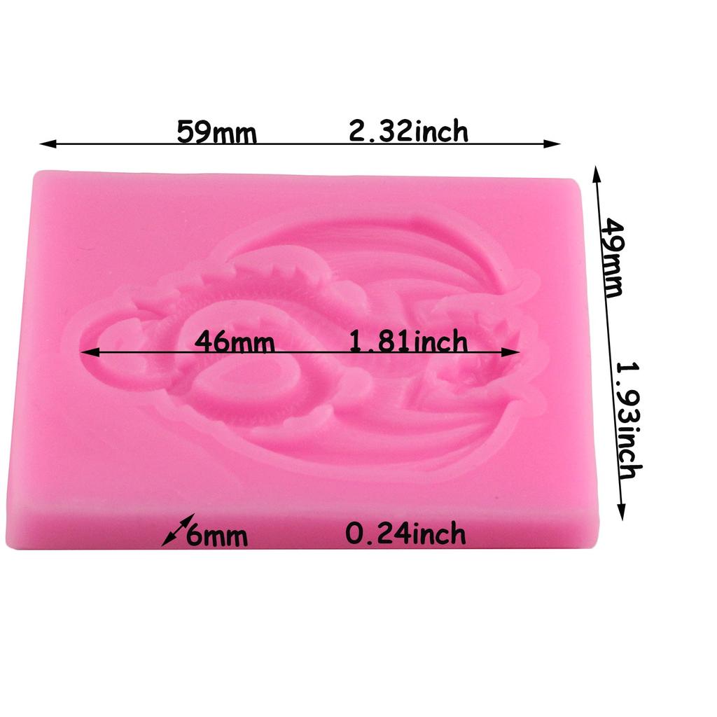 Oven-Safe Dragon Silicone Mold for Baking & Crafts by HitMyNeed
