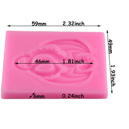 Oven-Safe Dragon Silicone Mold for Baking & Crafts by HitMyNeed