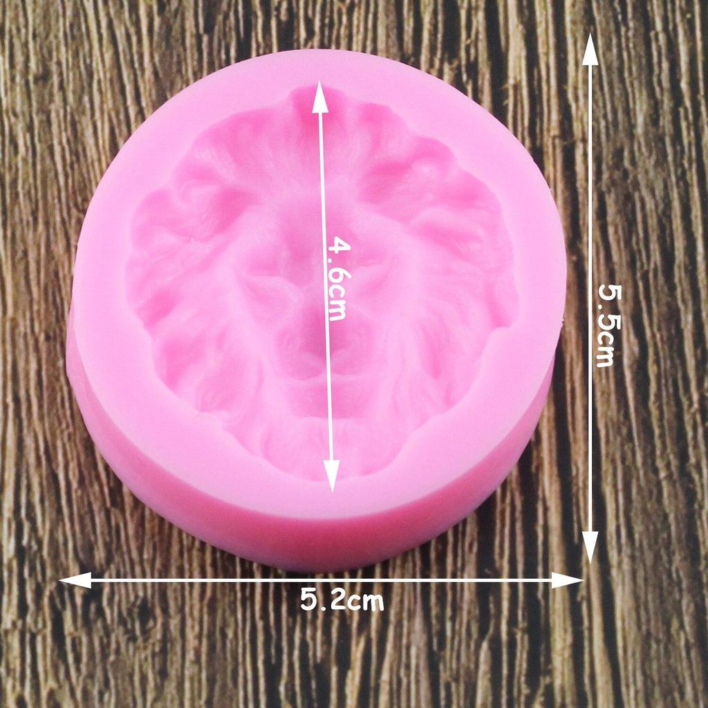 Oven Safe Silicone 3D Lion Mold for Baking & Crafts by HitMyNeed