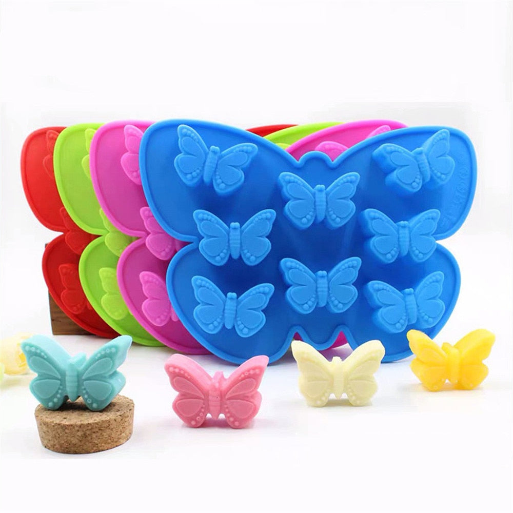 Oven Safe Silicone Butterfly Mold, 8-Cavity by HitMyNeed
