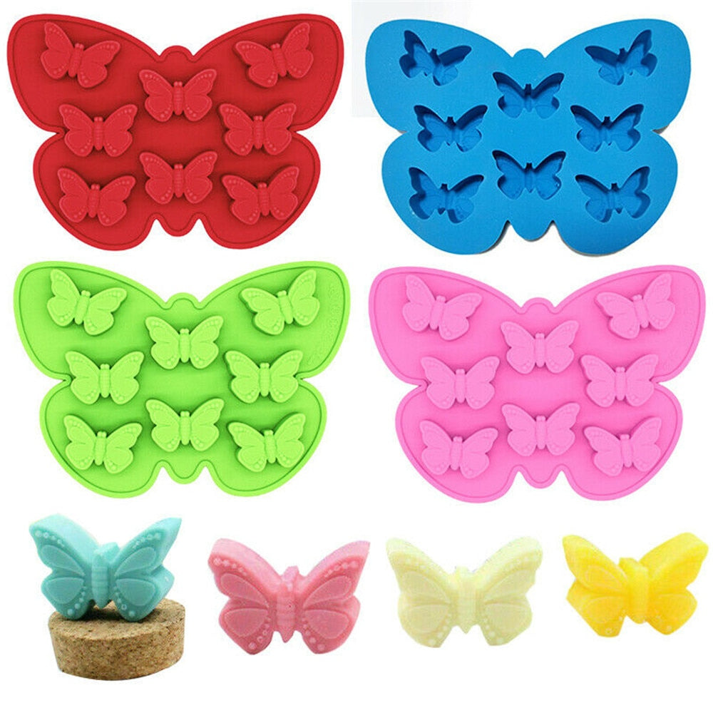 Oven Safe Silicone Butterfly Mold, 8-Cavity by HitMyNeed