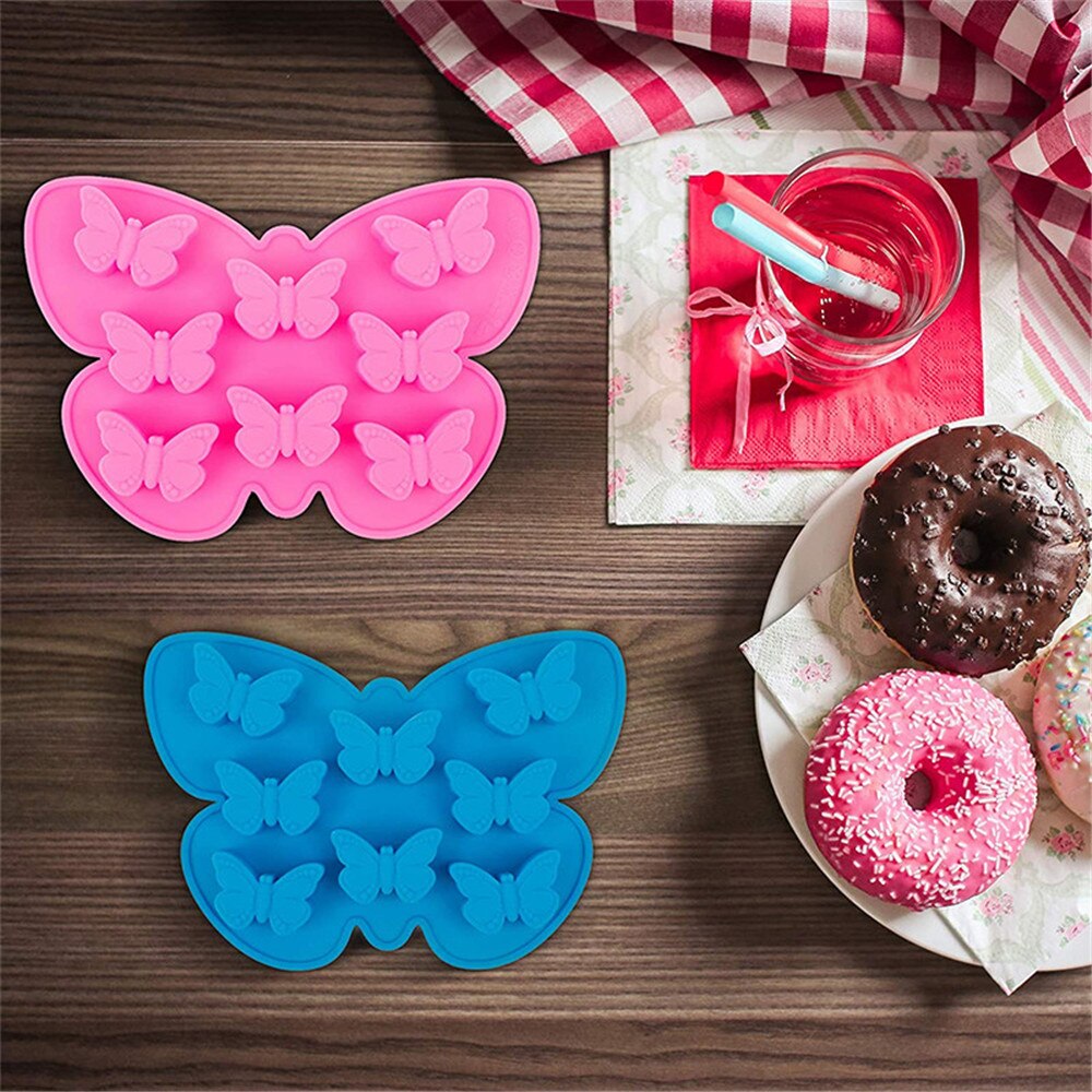 Oven Safe Silicone Butterfly Mold, 8-Cavity by HitMyNeed